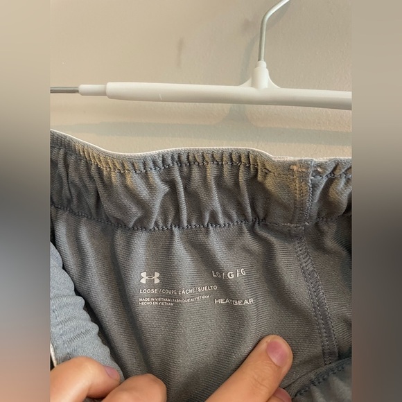 Under Armor Gray Athletic Shorts - Picture 2 of 3